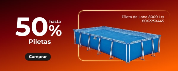 Hasta 50% en piletas.